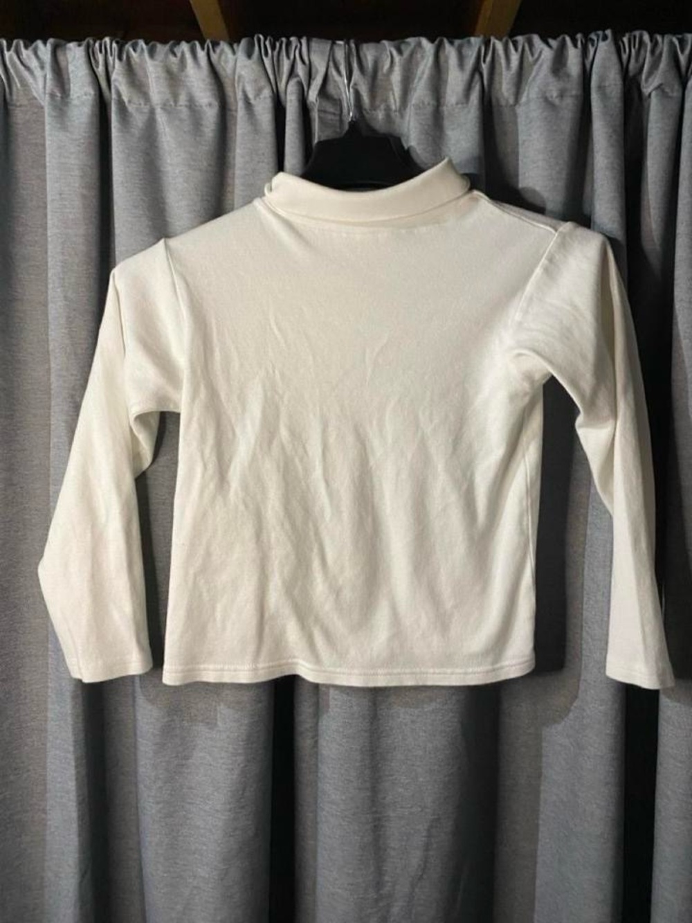 Circo Cream Long Sleeve Turtleneck Top